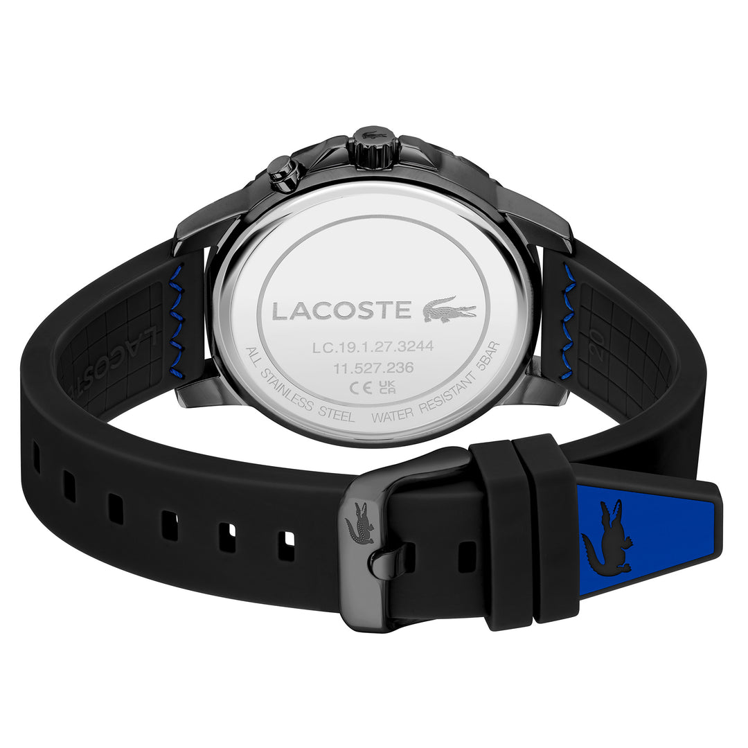 Lacoste Endurance Black Silicone Multi-function Men's Watch - 2011206