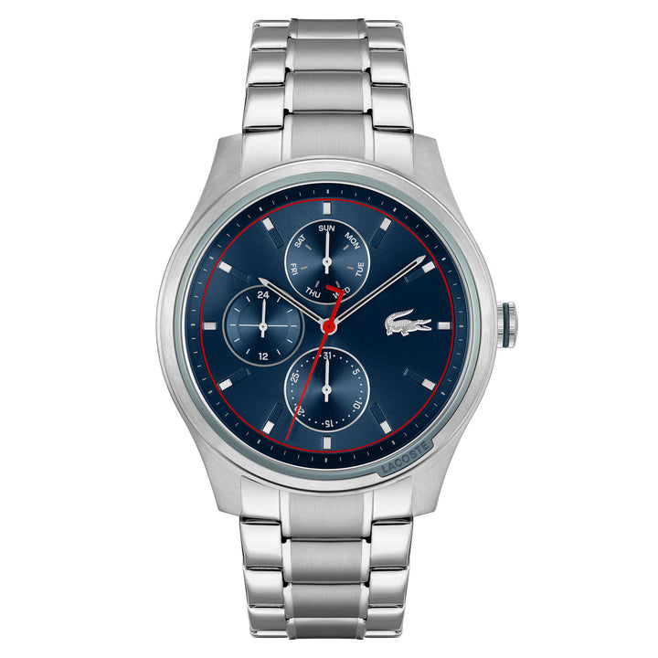 Lacoste Musketeer Stainless Steel Blue Dial Multi-function Men's Watch - 2011211