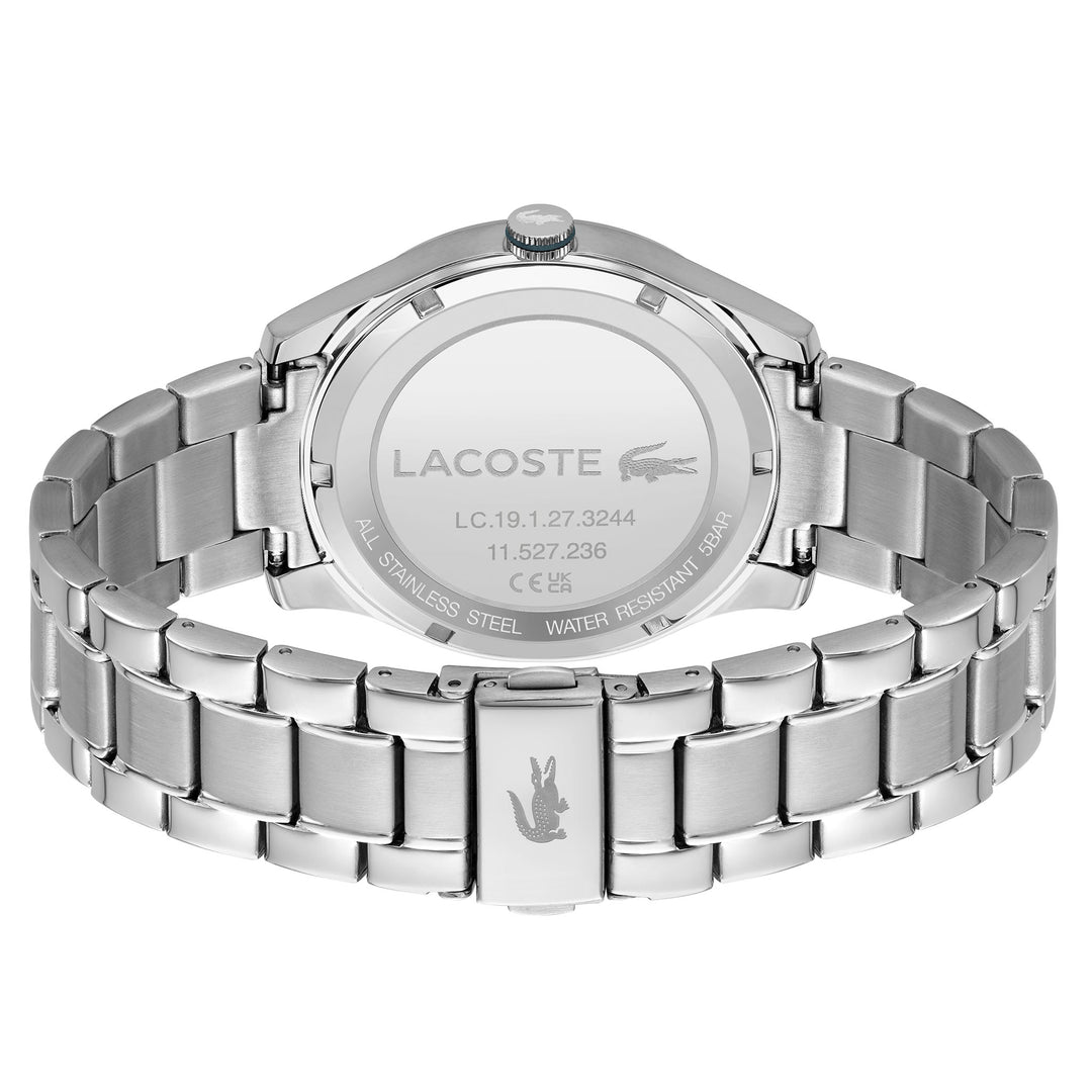 Lacoste Musketeer Stainless Steel Blue Dial Multi-function Men's Watch - 2011211