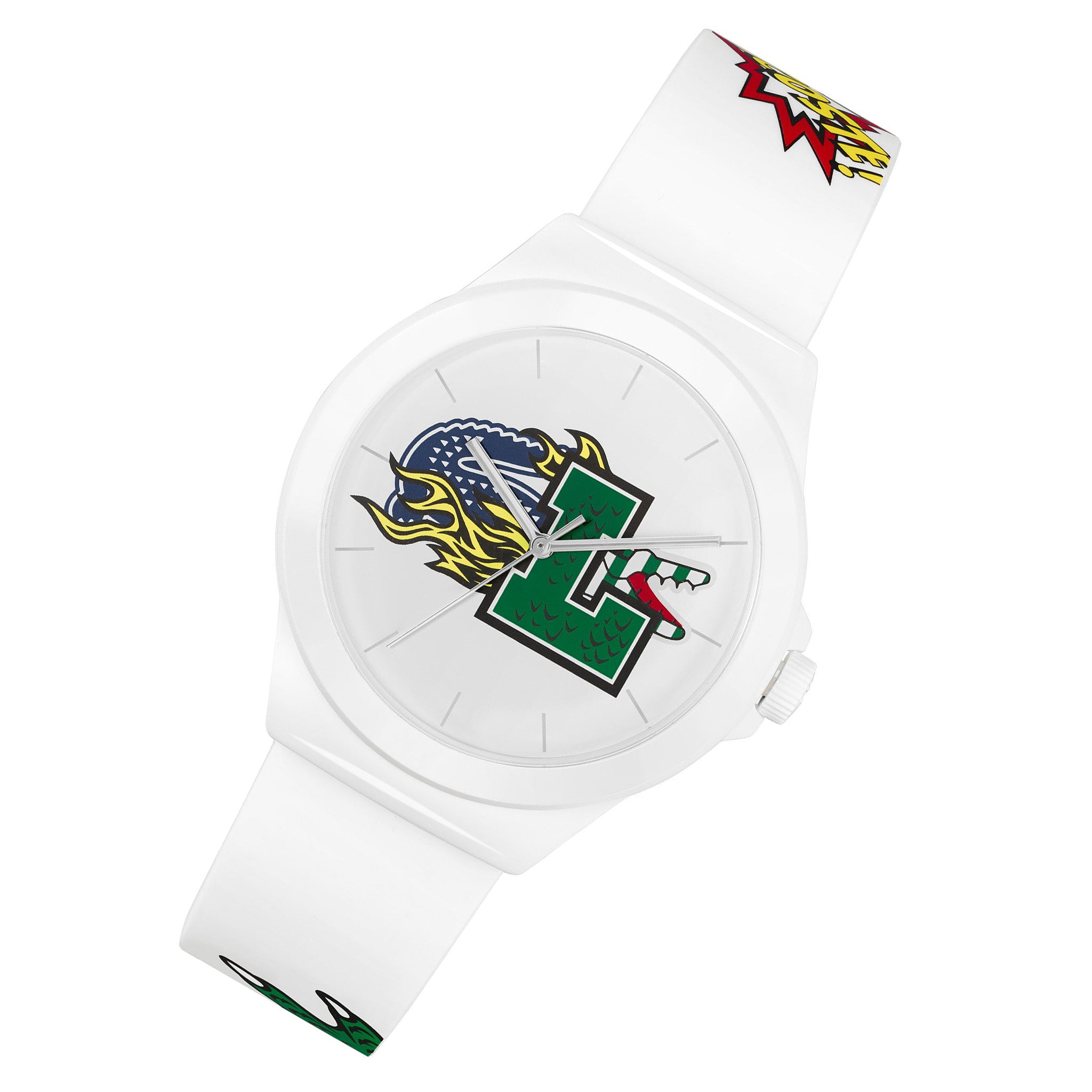 Lacoste Neocroc White Silicone Men's Watch - 2011232