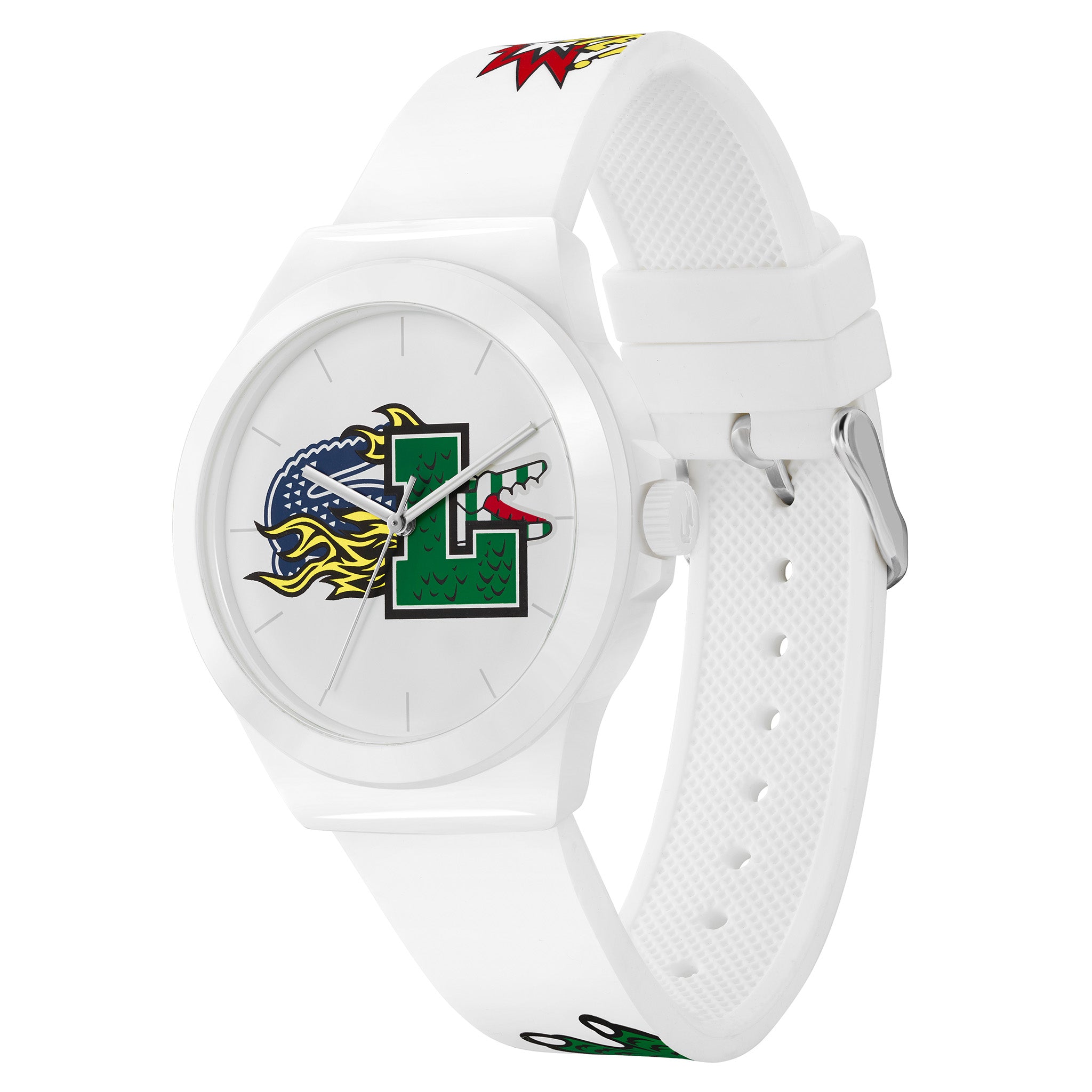 Lacoste Neocroc White Silicone Men's Watch - 2011232
