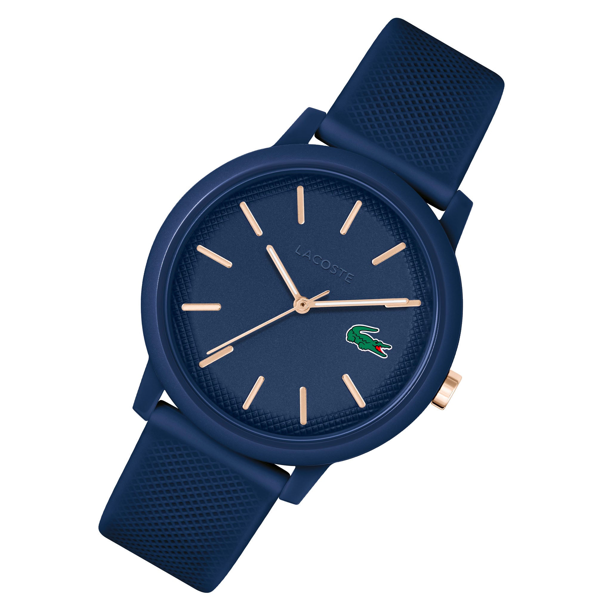 Lacoste 12.12 Blue Silicone Men's Watch - 2011234