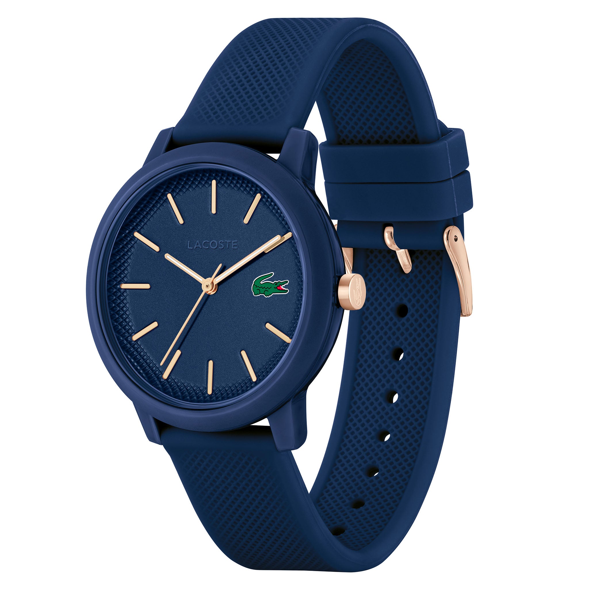 Lacoste 12.12 Blue Silicone Men's Watch - 2011234