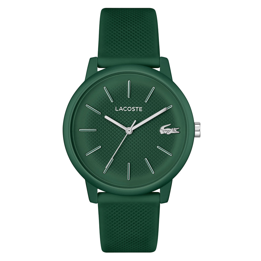 Lacoste Lacoste.12.12 Move Green Silicone Green Dial Men's Watch - 2011238