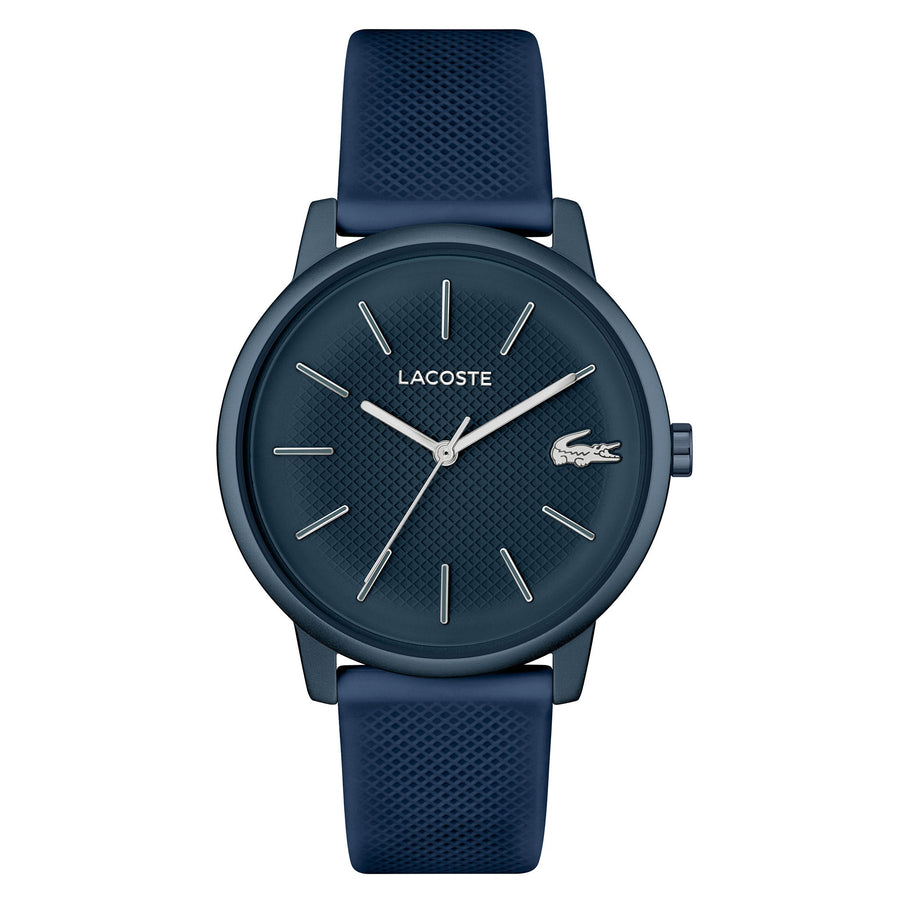 Lacoste Lacoste.12.12 Move Blue Silicone Blue Dial Men's Watch - 2011241