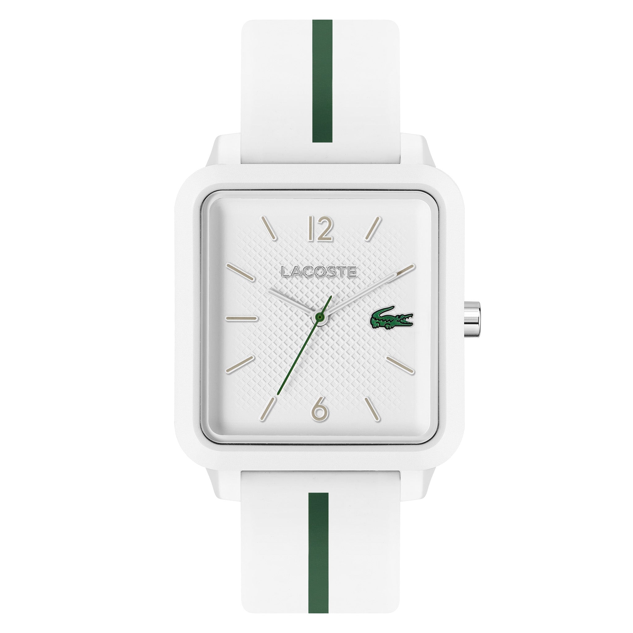 Lacoste Lacoste.12.12 Studio White Silicone White Dial Men's Watch - 2011251