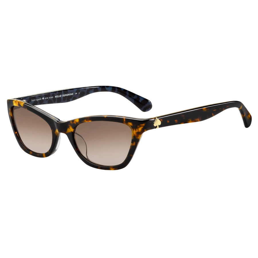Kate Spade Women's Sunglasses Cat Eye Frame Brown Shaded Lens - Johneta/S