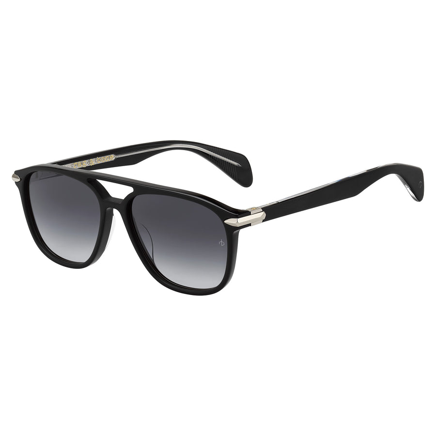 Rag & Bone Men's Sunglasses Navigator Frame Dark Grey Shaded Lens - Rnb5013/S
