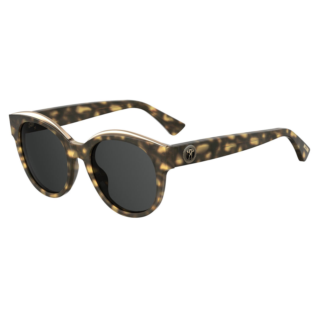 Moschino Women's Sunglasses Oval Frame Grey Lens - Mos033/S