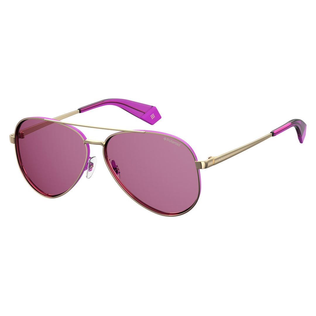 Polaroid Women's Sunglasses Pilot Frame Pink Polarized Lens - Pld 6069/S/X
