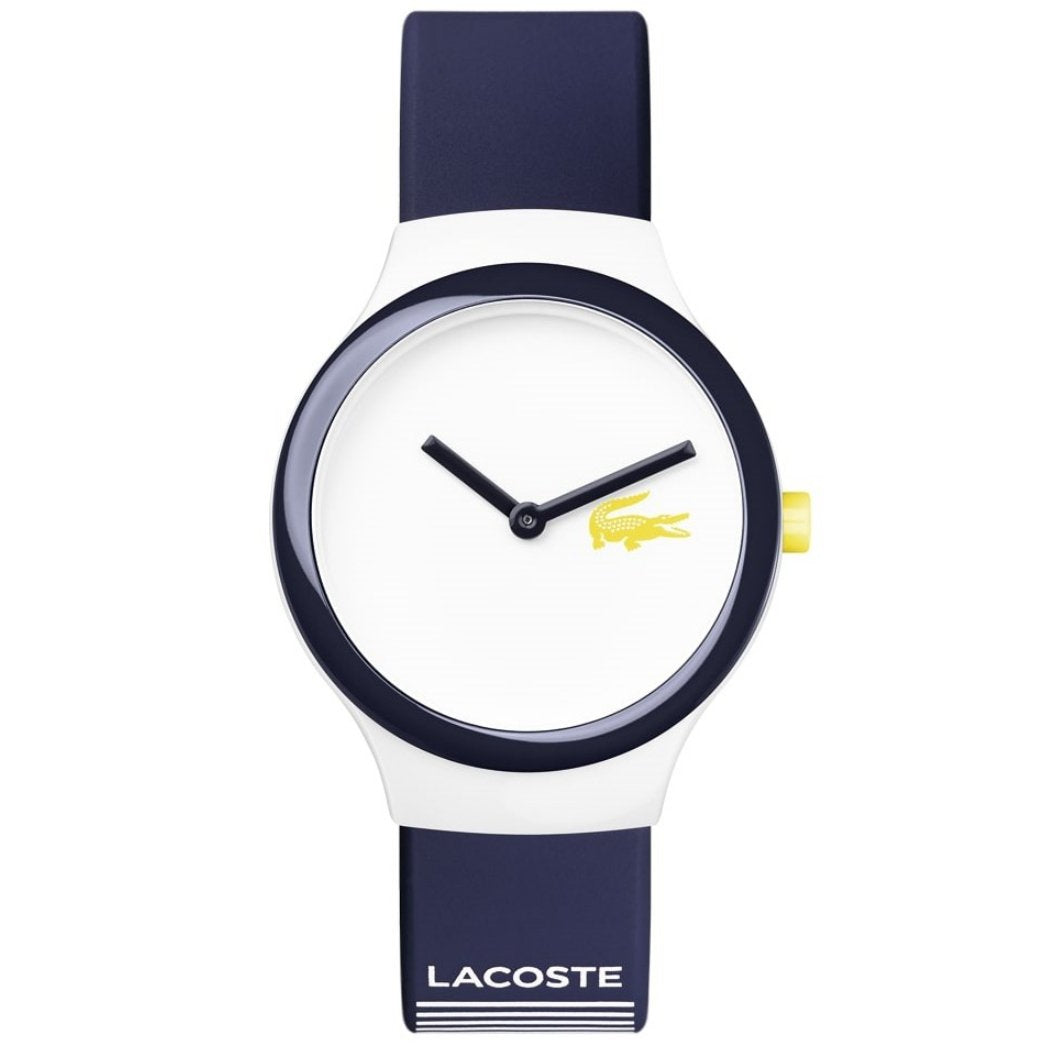 Lacoste Goa New Blue & Yellow Silicone Unisex Watch - 2020124