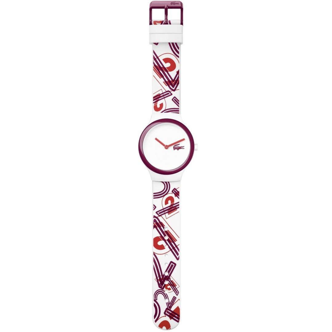 Lacoste The Goa White & Red Silicone Kids Watch - 2020127