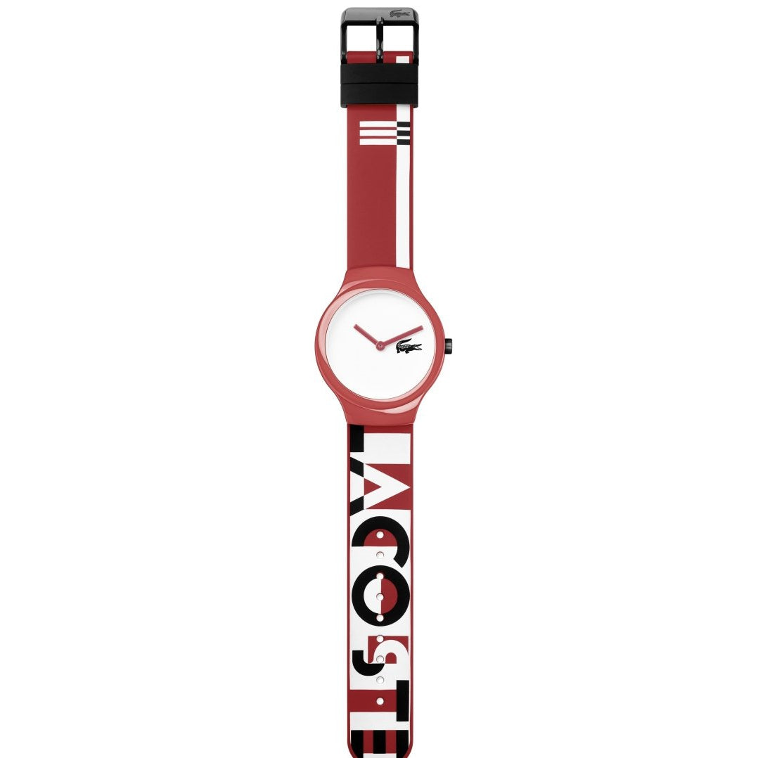 Lacoste The Goa Red, White & Navy Silicone Kids Watch - 2020130