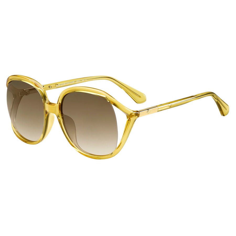 Kate Spade Women's Sunglasses Square Frame Brown Shaded Lens - Mackenna/S