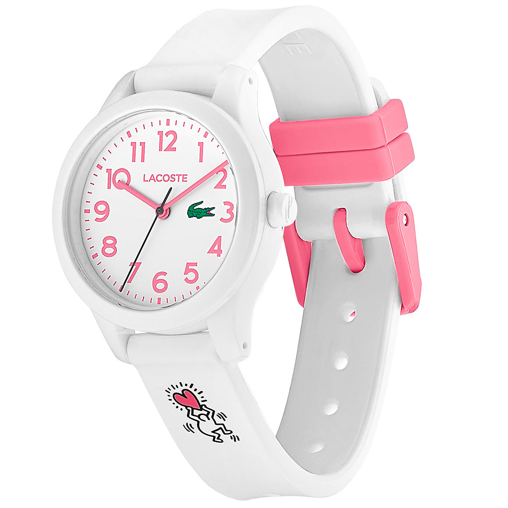 Lacoste 12.12 White Silicone Kids Watch - 2030016