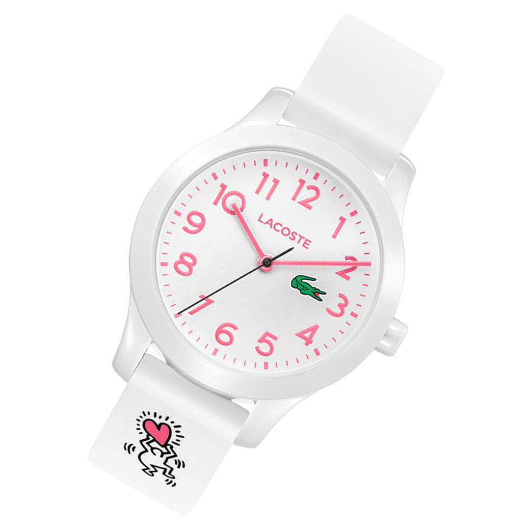 Lacoste 12.12 White Silicone Kids Watch - 2030016
