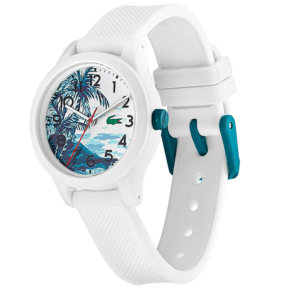 Lacoste 12.12 White Silicone Kids Watch - 2030017
