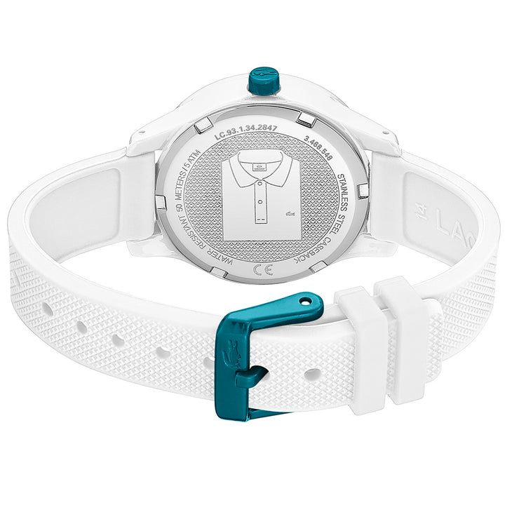 Lacoste 12.12 White Silicone Kids Watch - 2030017