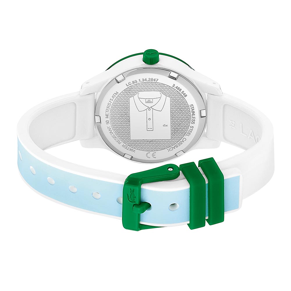 Lacoste 12.12 White Silicone Kids Watch - 2030022