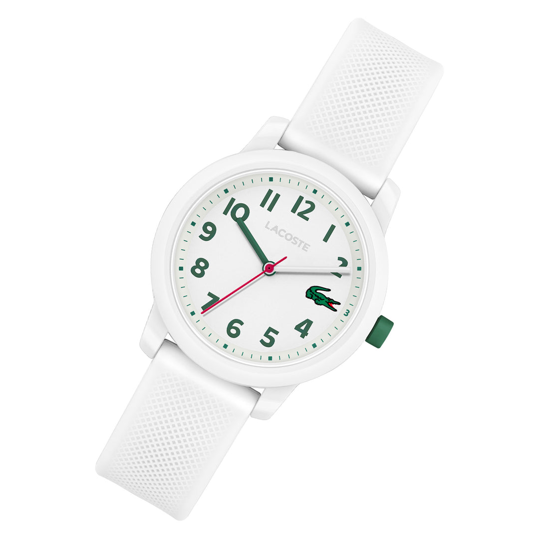 Lacoste 12.12 White Silicone Kids Watch - 2030039