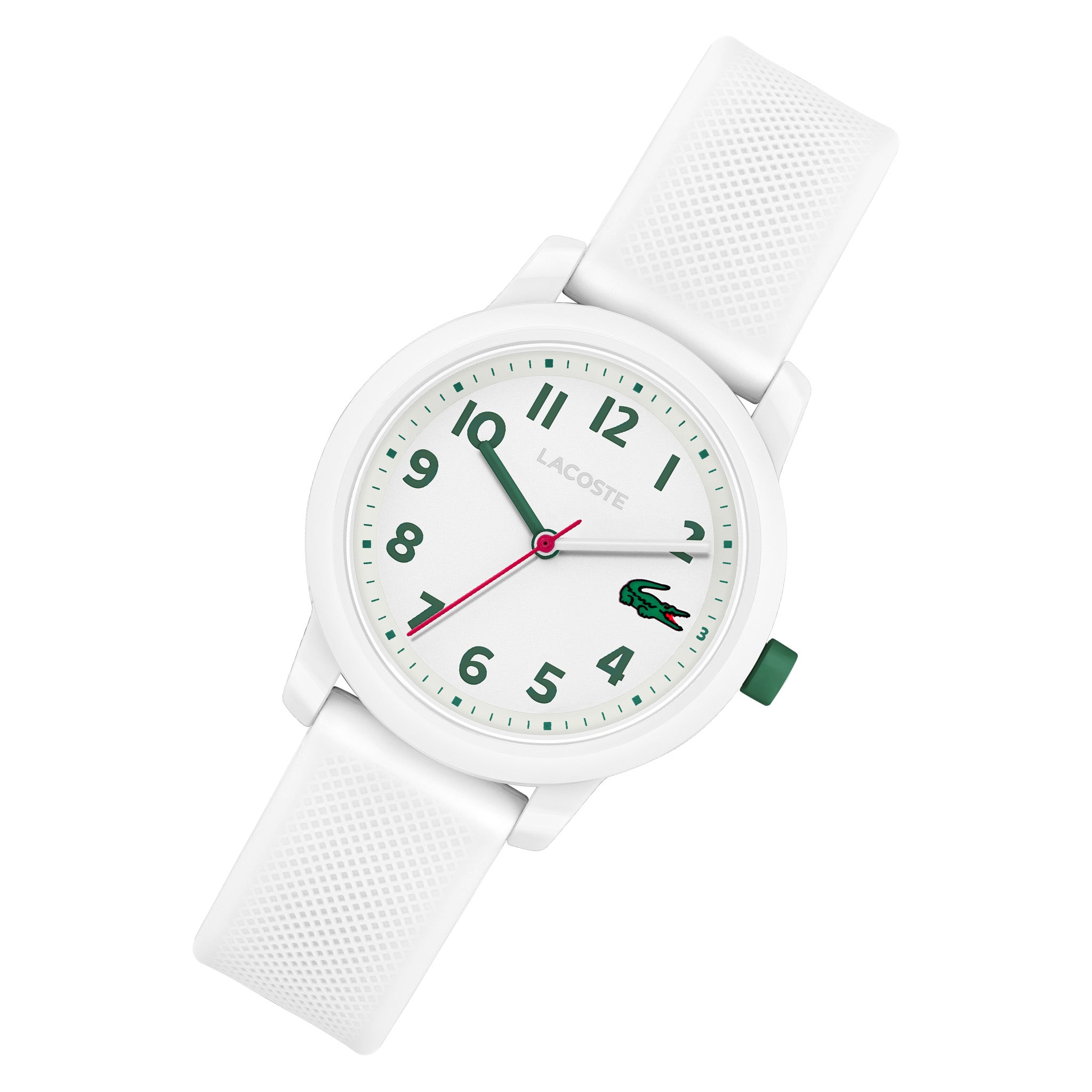 Lacoste 12.12 White Silicone Kids Watch - 2030039