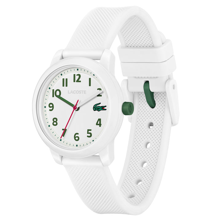 Lacoste 12.12 White Silicone Kids Watch - 2030039