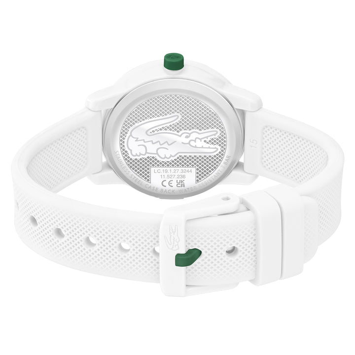 Lacoste 12.12 White Silicone Kids Watch - 2030039