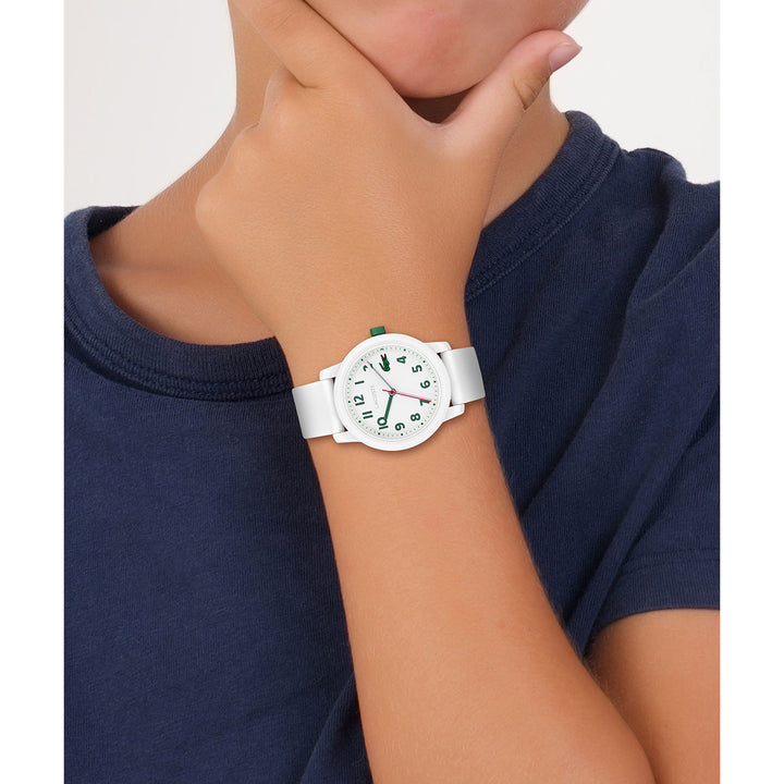 Lacoste 12.12 White Silicone Kids Watch - 2030039