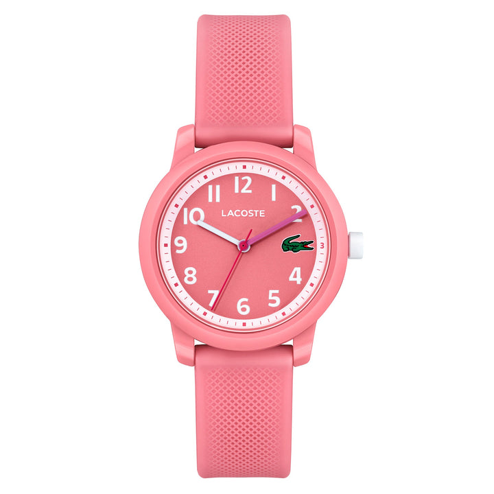Lacoste Lacoste.12.12 Kids Pink Silicone Pink Dial Kids Watch - 2030040