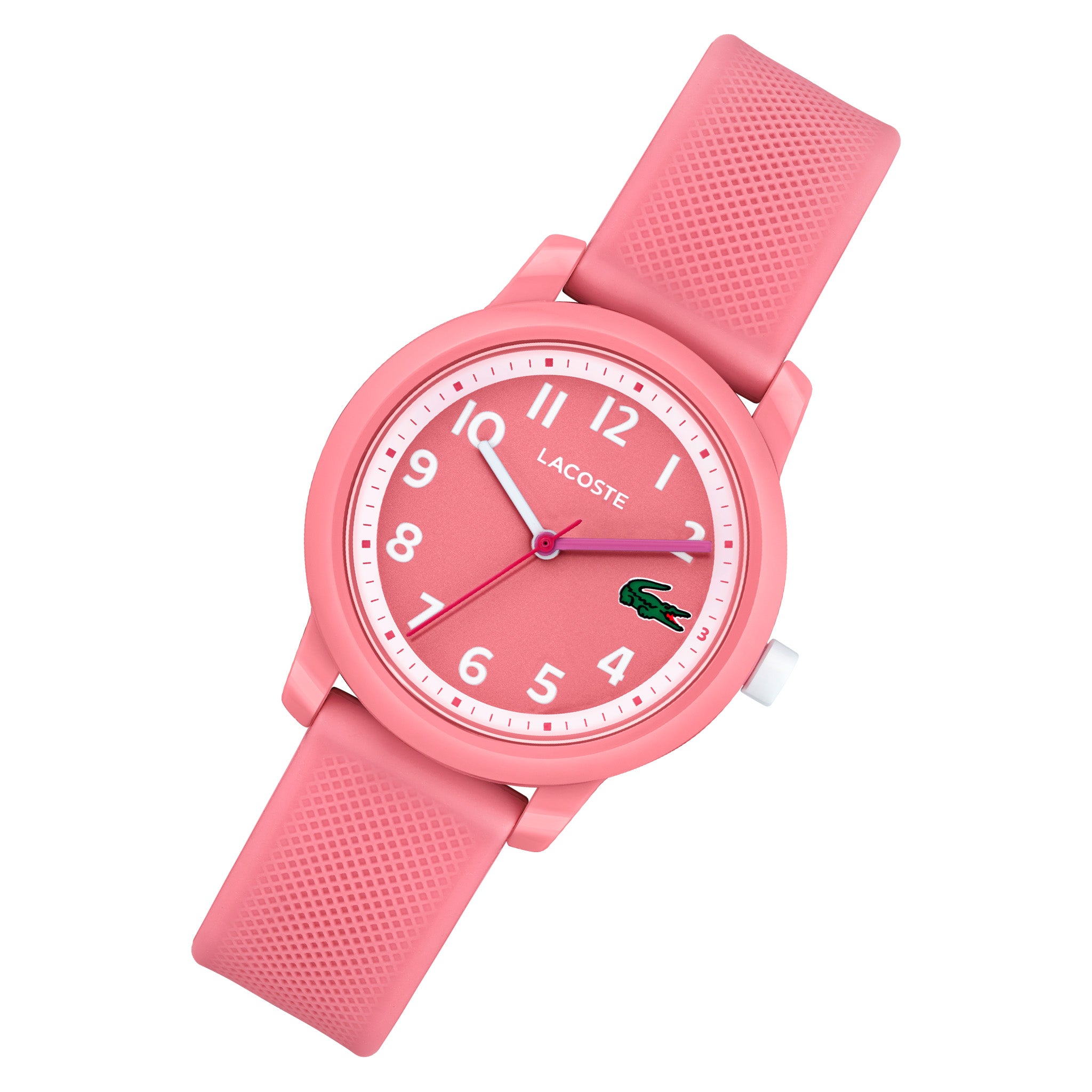Lacoste 12.12 Pink Silicone Kids Watch - 2030040