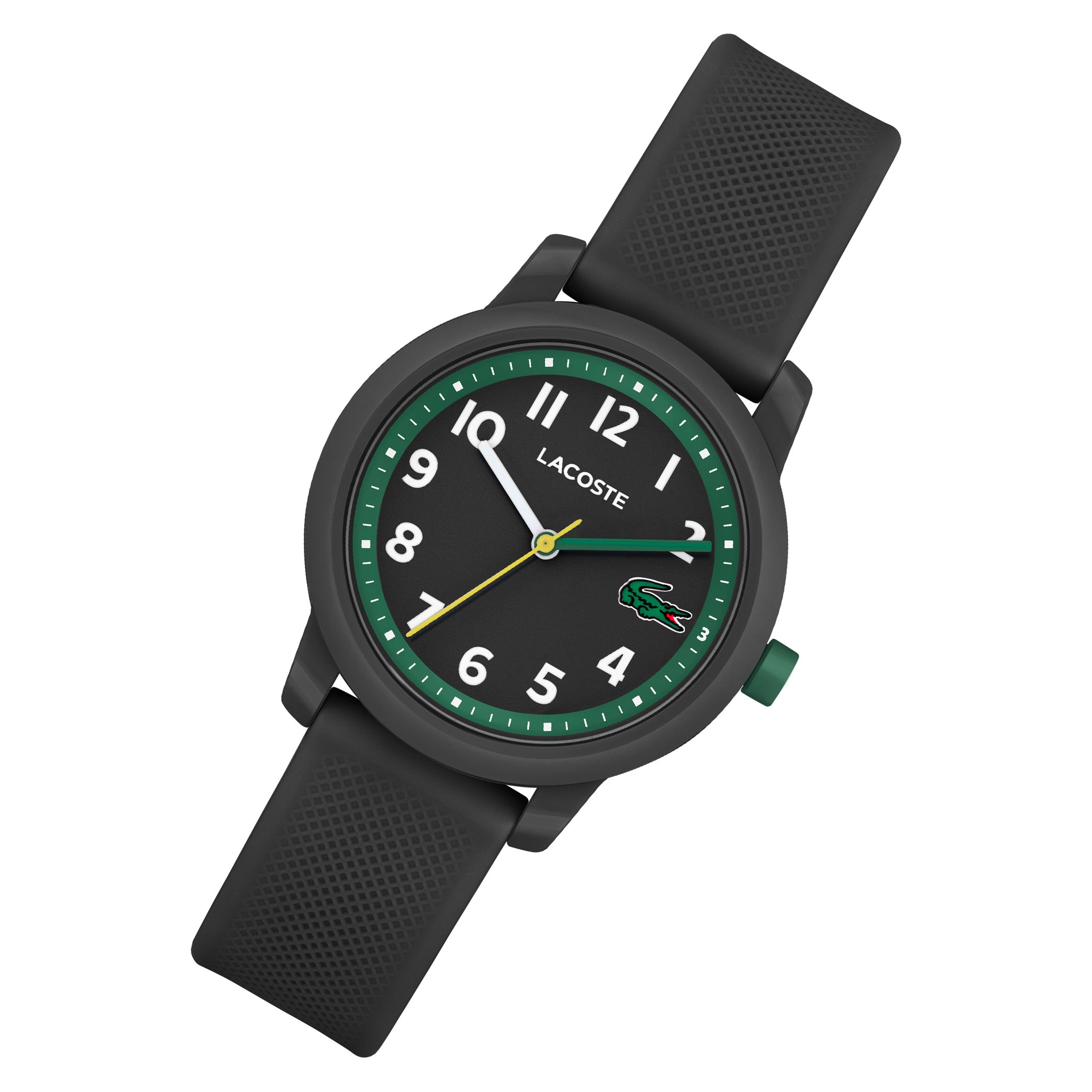 Lacoste 12.12 Black Silicone Kids Watch - 2030042