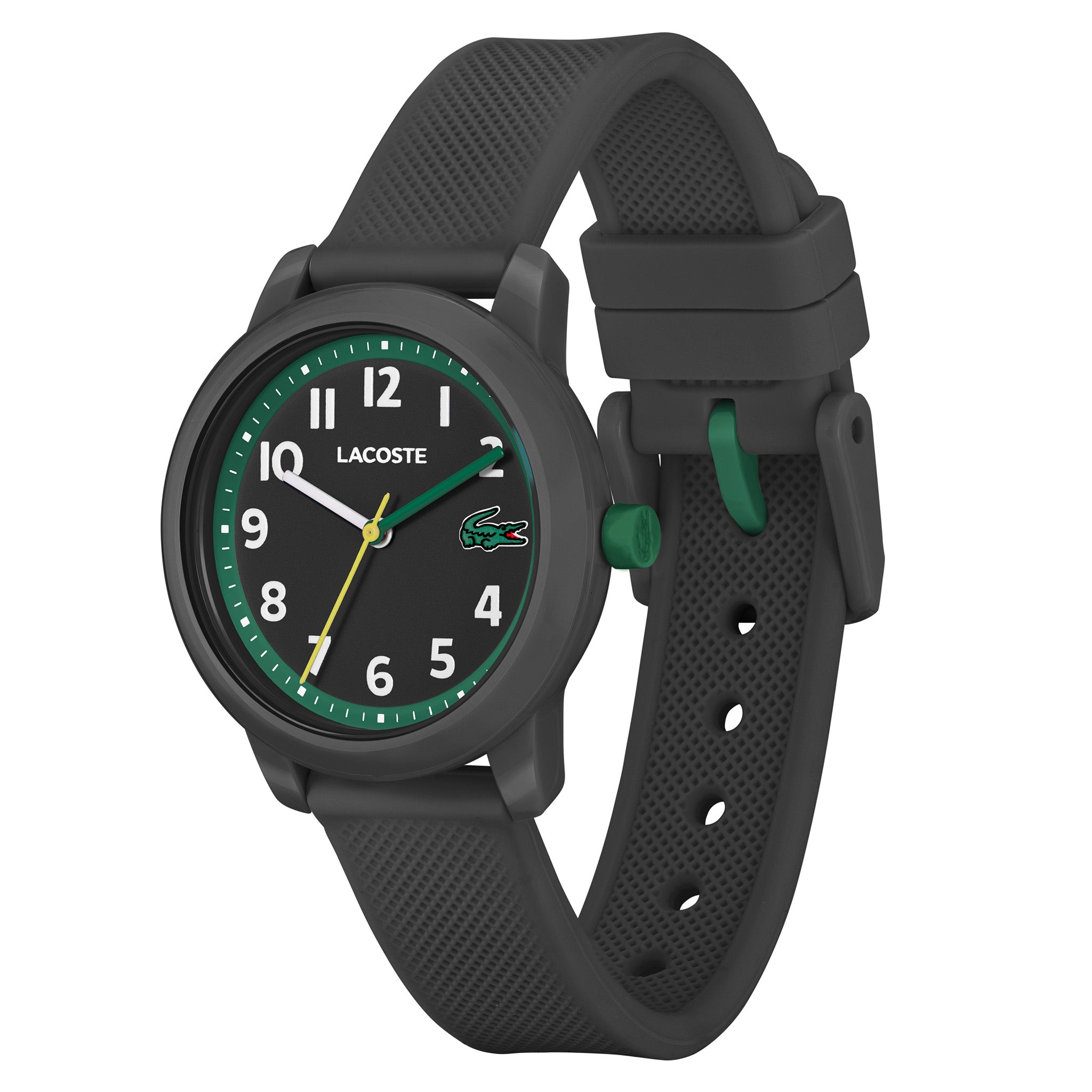 Lacoste 12.12 Black Silicone Kids Watch - 2030042