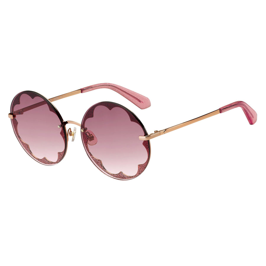 Kate Spade Women's Sunglasses Oval Frame Pink Doubleshade Lens - Alivia/G/S