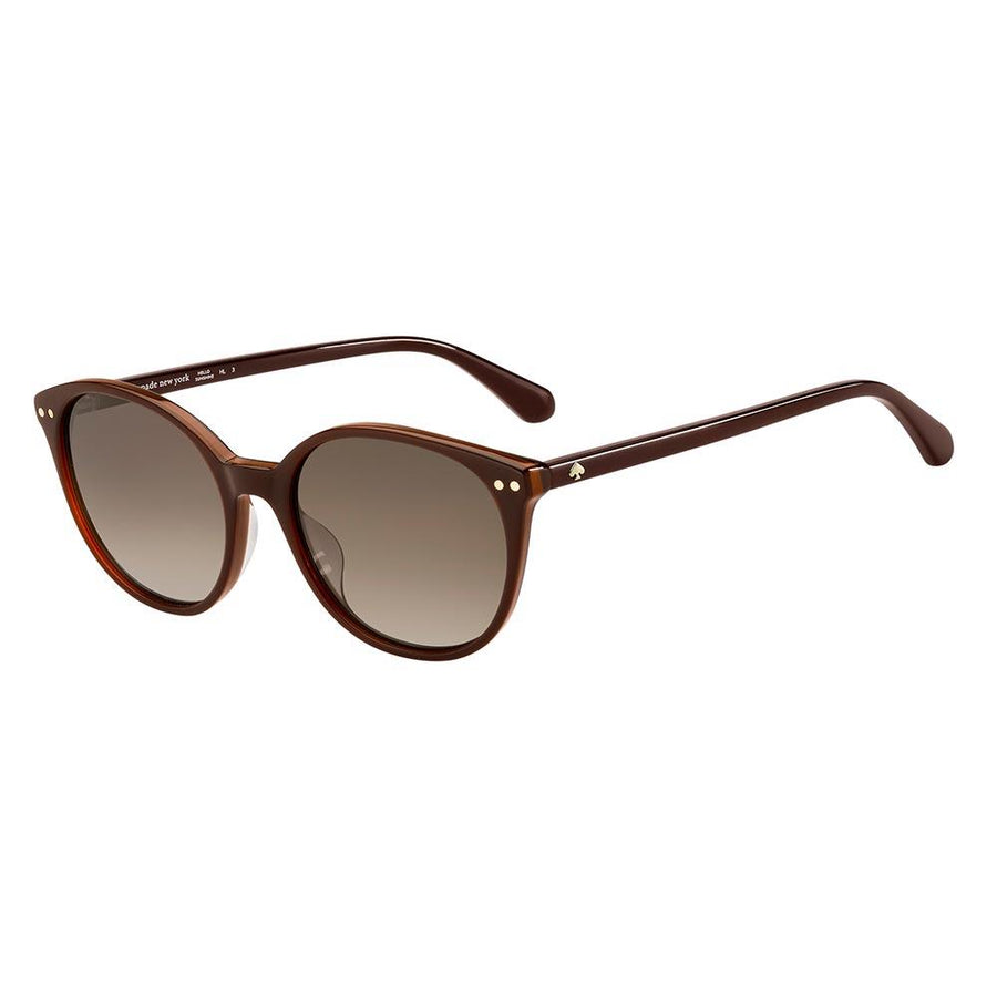 Kate Spade Women's Sunglasses Panthos Frame Brown Shaded Lens - Jenson/S