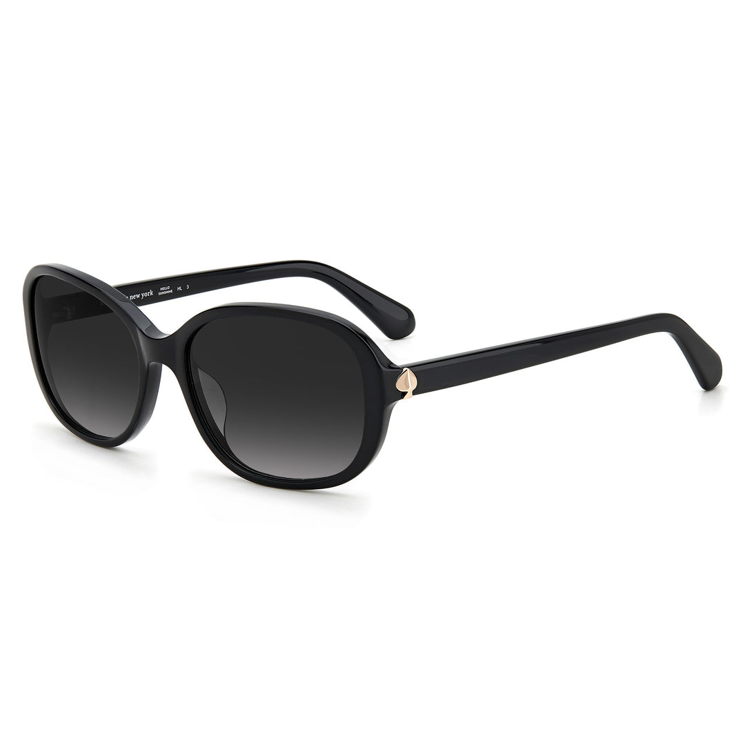 Kate Spade Women's Sunglasses Oval Frame Dark Grey Shaded Lens - Izabella/G/S