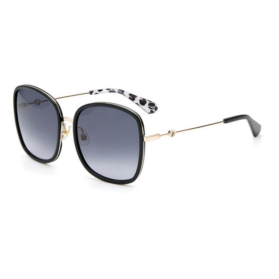 Kate Spade Women's Sunglasses Square Frame Dark Grey Shaded Lens - Paola/G/S