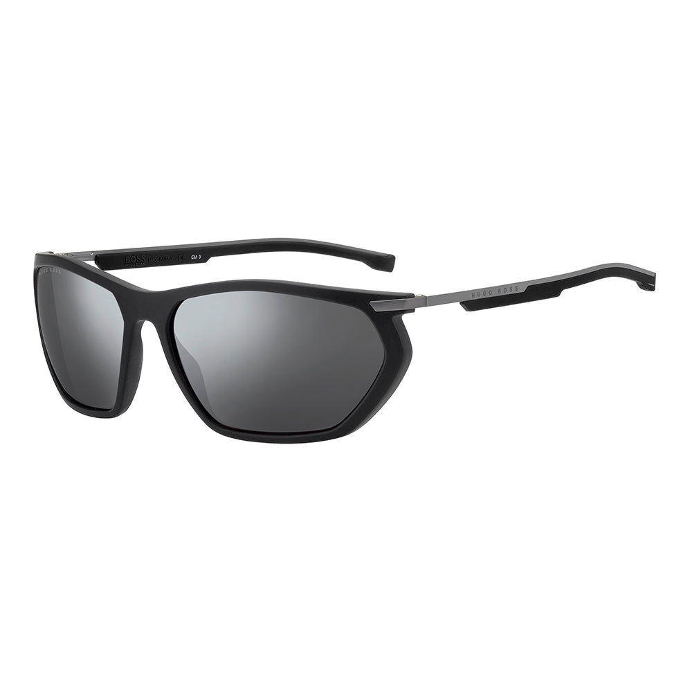 Hugo Boss Men's Sunglasses Pilot Frame Silver Mirror Lens - Boss 1257/S