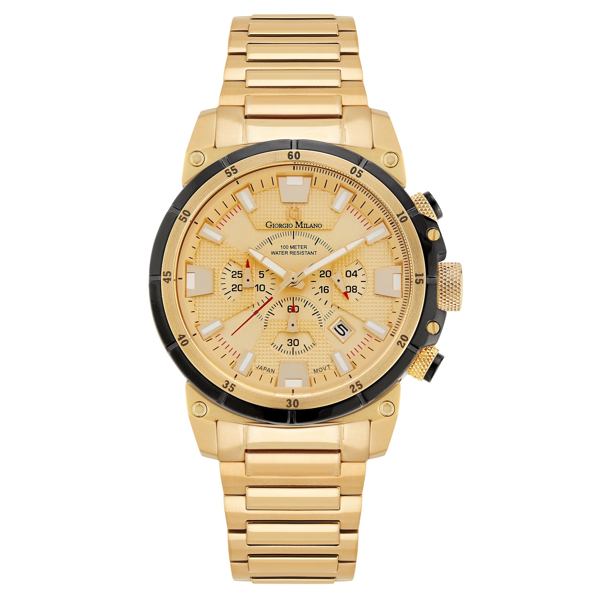 Giorgio Milano Stainless Steel Gold Men's Watch - 206SG5