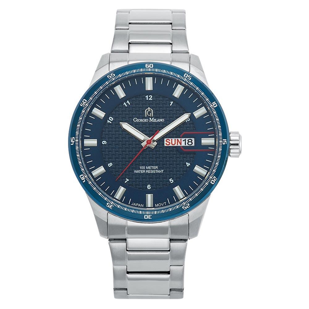 Giorgio Milano Silver Steel Men's Watch - 208ST4