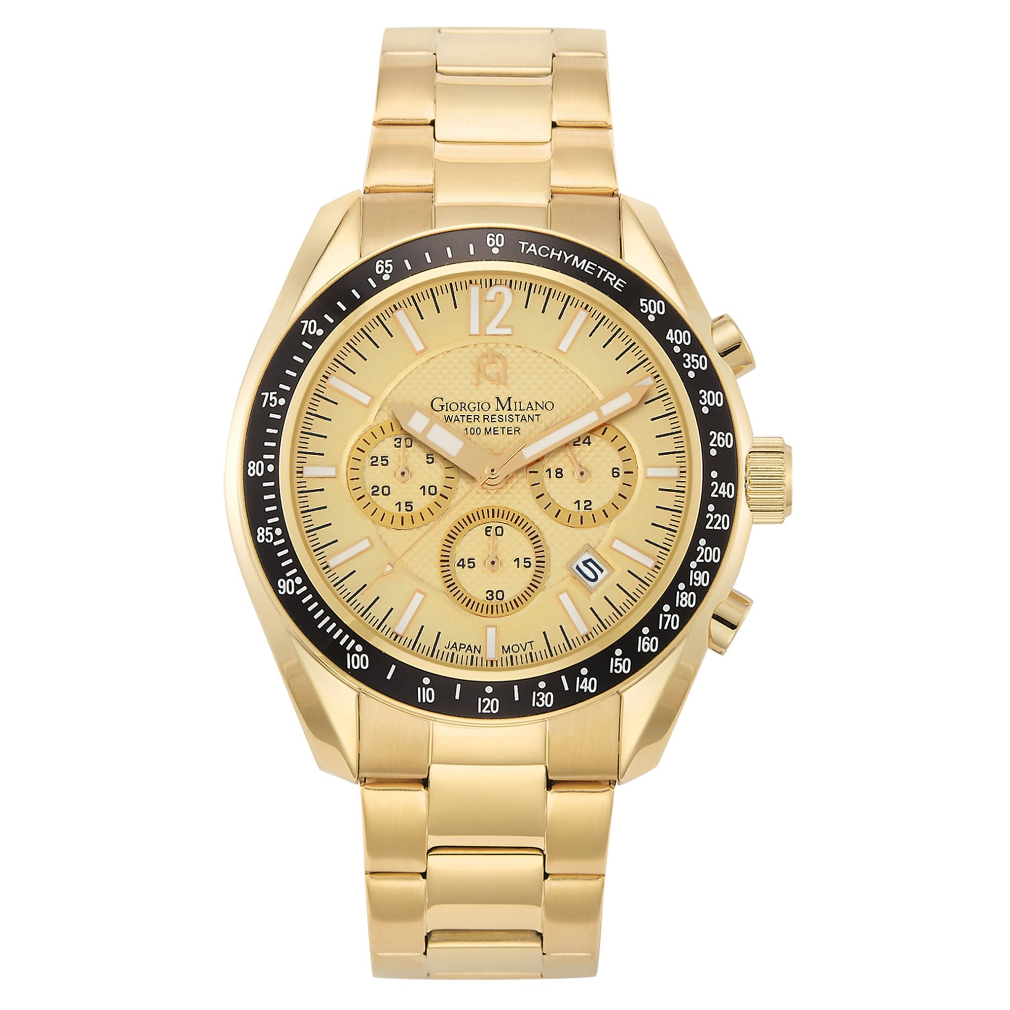Giorgio Milano Gold Steel Men's Watch - 219SG5