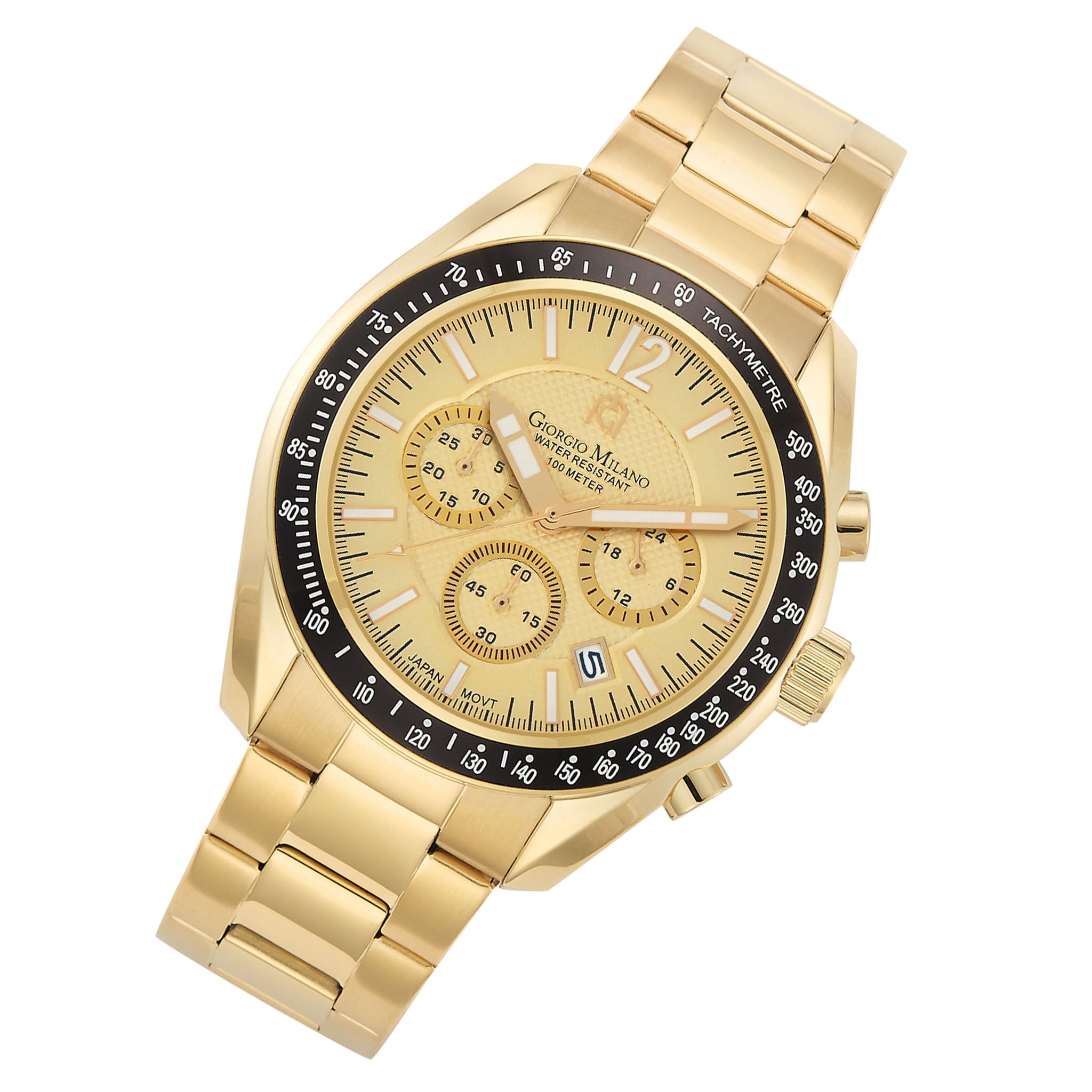 Giorgio Milano Gold Steel Chronograph Men's Watch - 219SG5