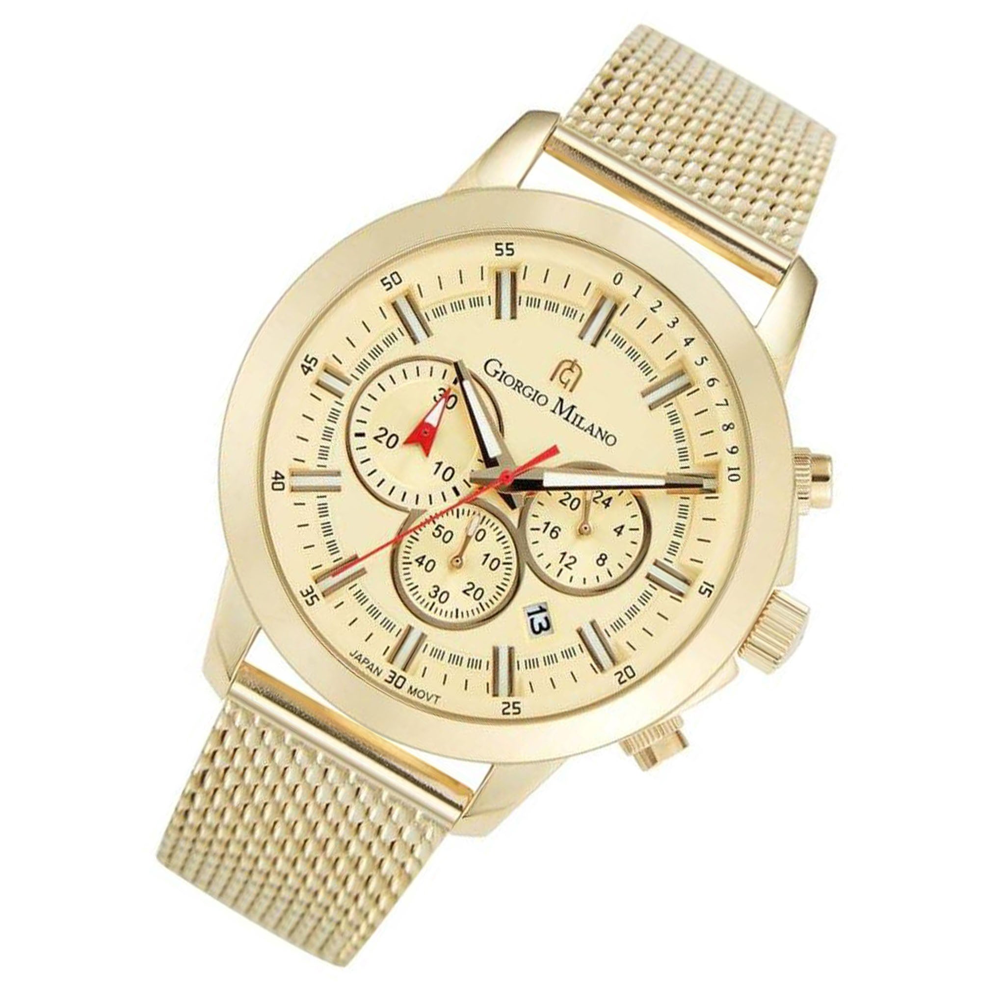 Giorgio Milano Gold Mesh Chronograph Men's Watch - 224SG5