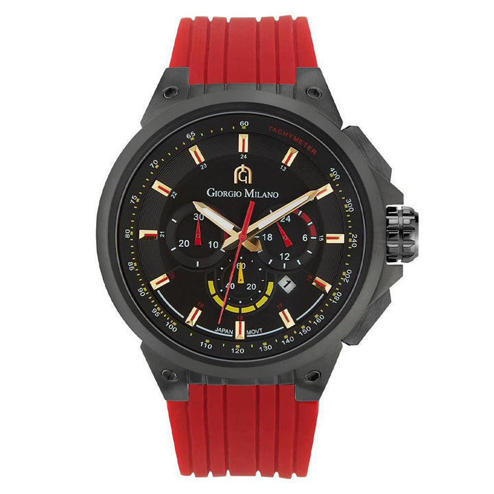 Giorgio Milano Red Silicone Chronograph Men's Watch - 225SBK22