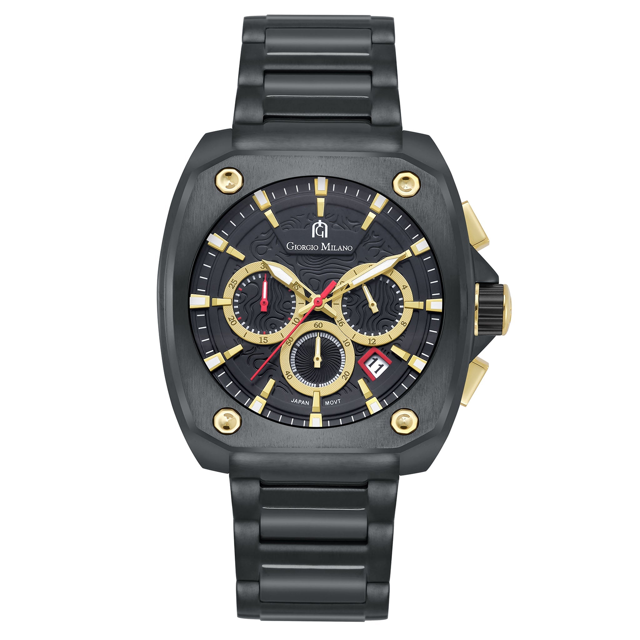 Giorgio Milano Black Steel Men's Chrono Watch - 235SBK03
