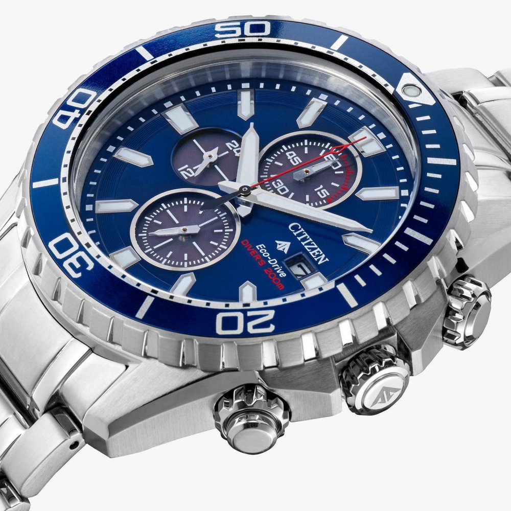 Citizen Promaster Marine Gents Eco-Drive Stainless Steel Diver Men's Watch - CA0710-82L