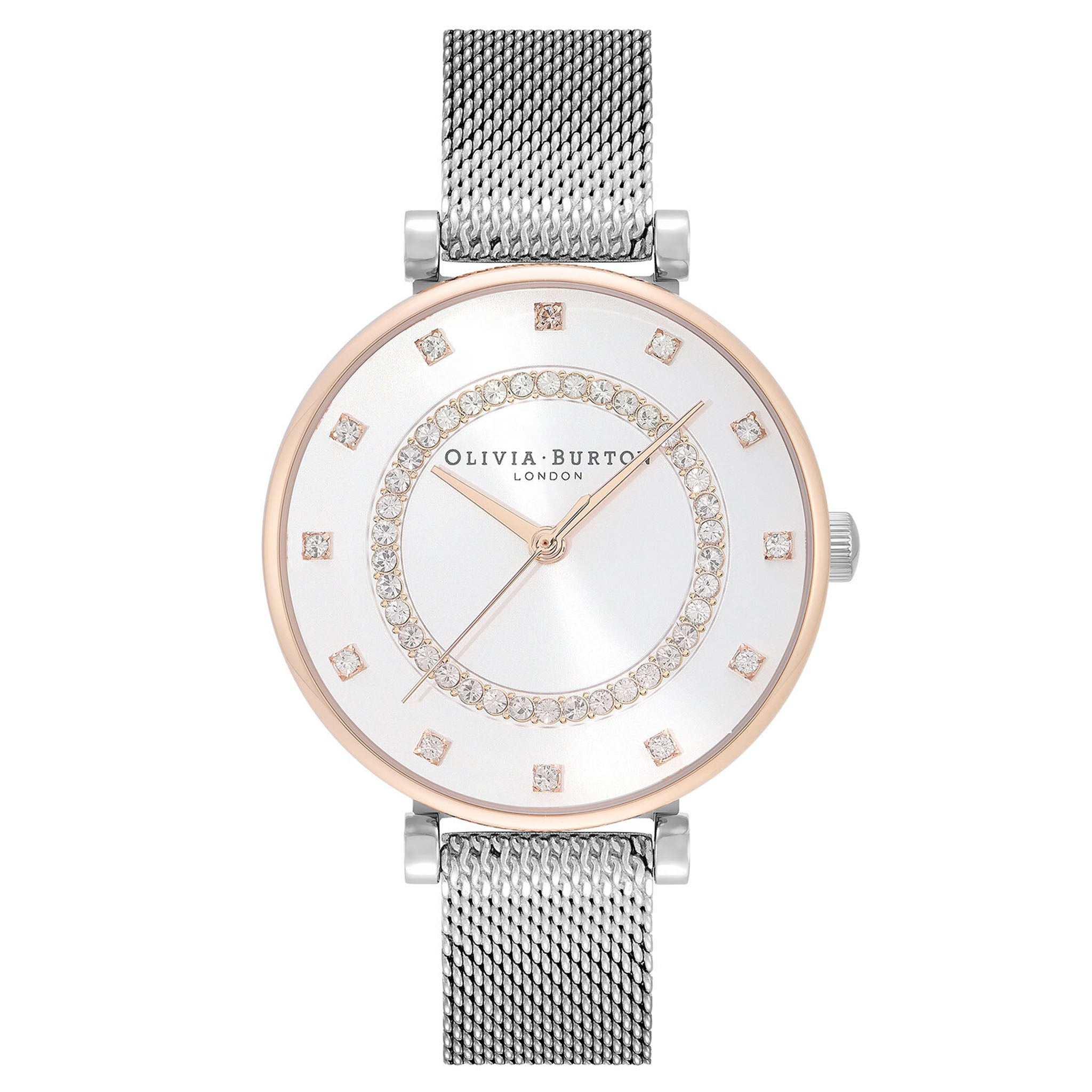 Olivia burton stainless outlet steel watch