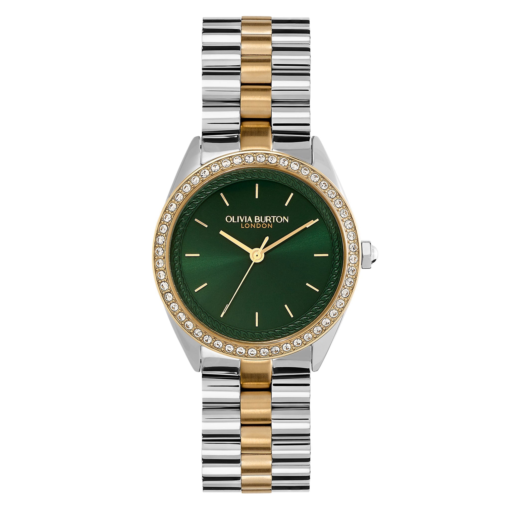 Olivia burton green discount watch