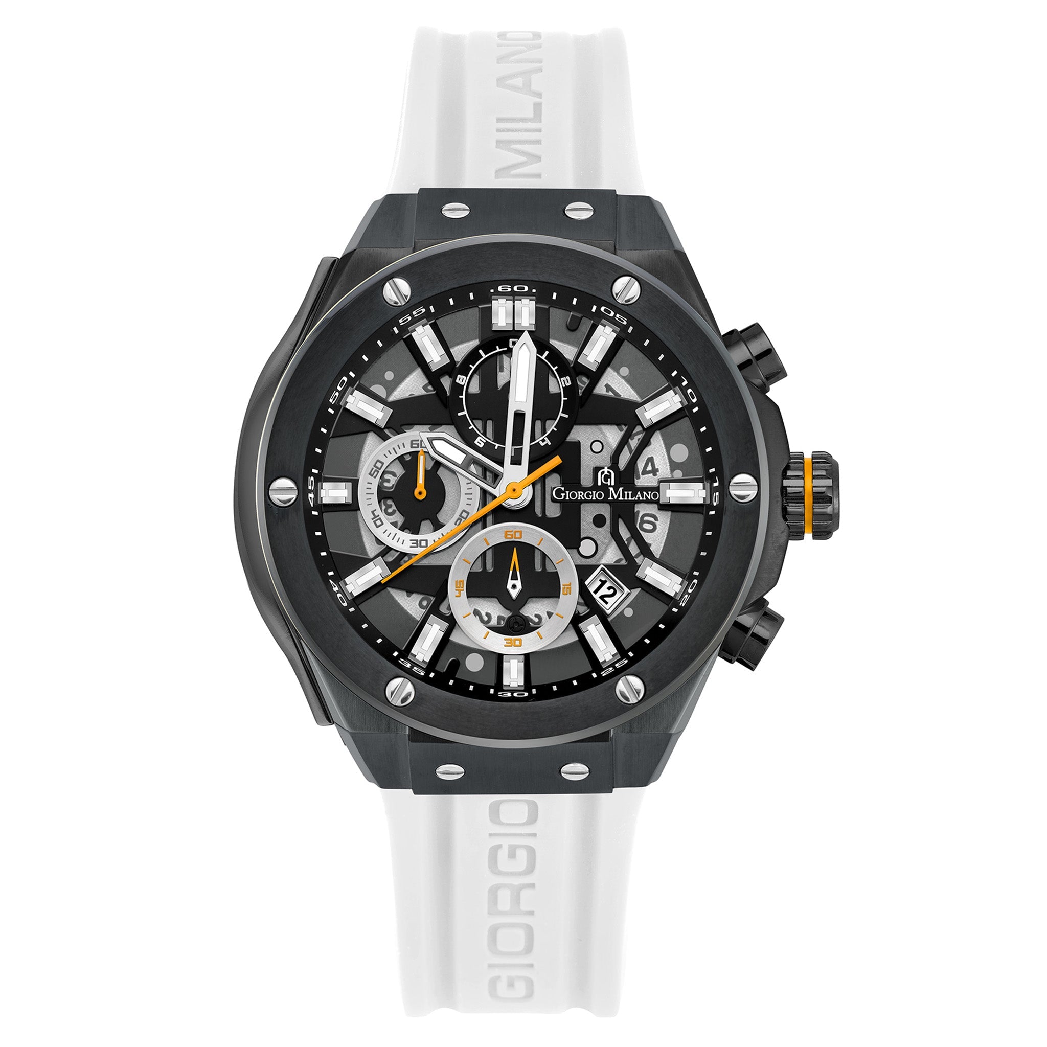 Giorgio Milano Stainless Steel White Men's Watch - 240SBK312