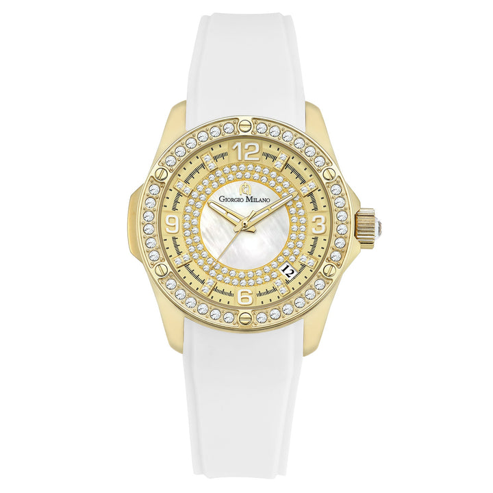 Giorgio Milano Stainless Steel White Women's Watch - 241SG51312