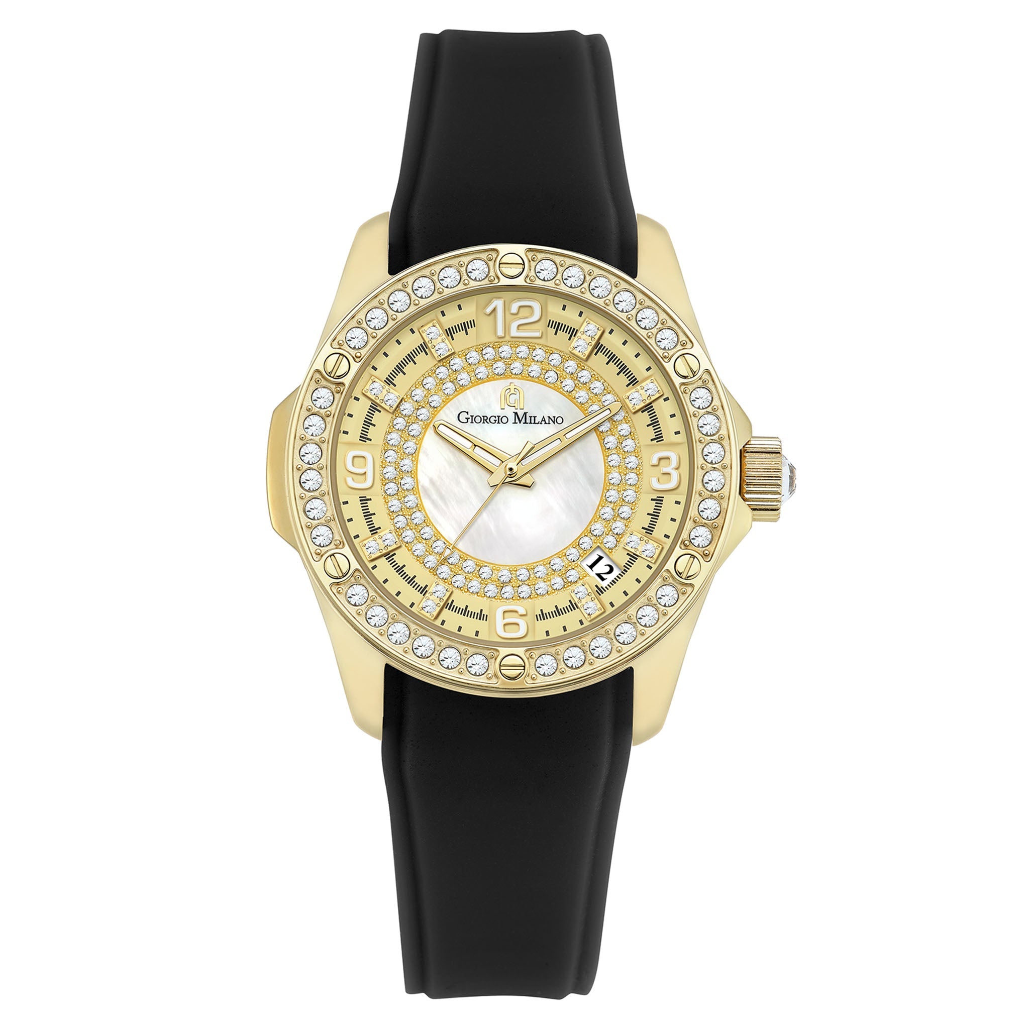 Giorgio Milano Stainless Steel Black Women's Watch - 241SG51313